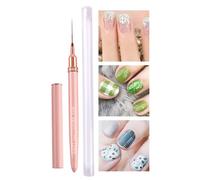 Professional Fine Manicure Liner Brush Delicate Coloring Metal Pen Cover
