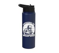 Professional Fire Whisperer Metal Worker Silhouette Welding Stainless Steel Insulated Water Bottle