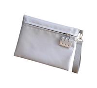Professional Fireproofs File Bag with Spacious Compartment Organize Legal Paper Cash Valuables Fiberglass Texture Documents Holder