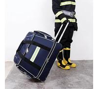Professional First Aid Backpack with Reflective Strips, Large Capacity, Telescopic Rod, for Camping Hiking Daycare Outdoor