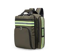 Professional First Responder Bag with Multiple Pockets, Trauma Bag Empty, Trauma Bag Empty, Ideal for Car, Home, Camping and Hiking - Red
