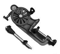 Professional Fishing Line Winder Featuring Three Point Five To One Gear Ratio For Fast Spooling Compatible With Various Reels And Tables Using Nylon Construction In Black Color(A)