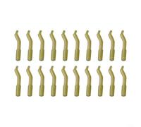 Professional Fishing Tackle Hook Line Aligners for CHOD Rig 20/30/50pcs Silicon Material (Yellow 20pcs)