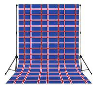Professional Flag of Iceland Print Photography Backdrop for Portrait Sessions,Studio Use and Event Decor