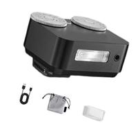 Professional Flashing Double Wheel 7 Power Setting Wide Hot Shoe Compatibility for Photographic Lighting Double Wheel Vintaged