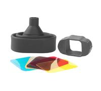 Professional Flashing Light Snoot Reflective Light Beam Color Filter Base for Portraits Products and Wedding Photography Portrait Lighting Tool