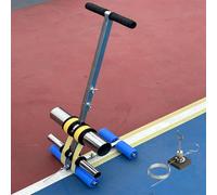 Professional Floor Line Striper with Adjustable Spacing and Circle Kit for Parking Lots and Warehouse Floor Marking