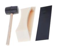 Professional Floor Repair Set: Nylon Tapping Hammer and Plank Grabber for Quick Safe Alignment on Hardwood Floors Tap Block
