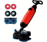 Professional Floor Scrubber with Dual Tanks, Cordless Battery Powered, Motorized Cleaning Brush, Hard Floor Cleaner for Home and Commercial Use