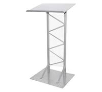 Professional Floor Standing Podium Lectern - Steel Chapel Stand for Office Meetings & Lectures, Easy Assembly, Stable Design for Presentations & Events