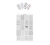 Professional Floral Nails Stamp Plates Metal Manicure Templates Reusable Nai Art Accessories For Salon Designs Holiday Themed Nail Design Plates