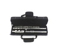 Professional Flute 16 E Key Open Hole Silver Plated Dual Purpose Flute C Instrument Beginners Performance(2)