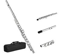 Professional Flute for Adults A 16 Hole Closed Hole Flute In The Key Of C Played With The E Key