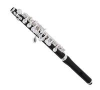 Professional Flute Piccolo C Key Cupronickel Half-size Flute Silver Plated Body Material Bakelite
