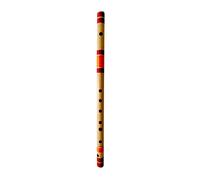 Professional Flutes A Natural Base Right Hand Bamboo Flute Bansuri Size 22.5 Inch With Free Carry Bag (Natural Brown) By Indian Collectible