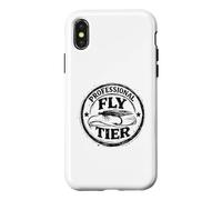 Professional Fly Tier Trout Streamer Hackle Hook Fishing Case for iPhone X/XS