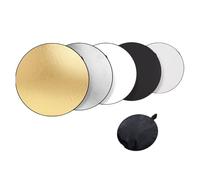 Professional Foldable Camera Reflector with 4 Adjustable Light Modifying Panel for Portraits and Product Shot Photography Light Reflector