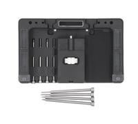 Professional Folding Key Pin Remover Tool Adjustable Car Remote Key Extractor Dismantling Kit with 4 Steel Pins for Automotive Locksmiths Mechanics ABS Aluminum Alloy 6.3 Inch