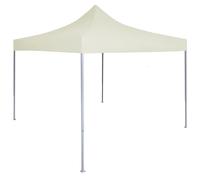 vidaXL Foldable Party Tent Pop-Up Beige 200x200x306 cm
