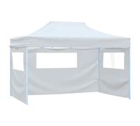 Professional Folding Party Tent with 3 Sidewalls 3x4m Anthracite Steel vidaXL