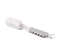 Professional Foot Brush, Portable Double-Sided Scrubber, 4-in-1 Pumice Stone with Versatile Build, Sturdy Skin Remover, Cleaning Tool with Ergonomic Design, Home Spa Accessory for Manicure