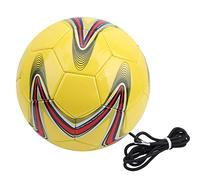 Professional Football Training Assistance Elastic Rope Soccer Training with Band Belt High Strength PVC Material for Solo Practice and Skill Development (Size 4)