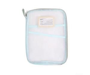 Professional For A4 Mesh Zipper Bag Built for Organizing Reports, Exams, and For Office Materials Without Bulk (Green)