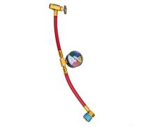 Professional for R1234YF AC Charging Hose Kit, With Pressure Gauge Automotive Air Conditioning Recharge System Tool, With Brass Fitting For Low Side Port