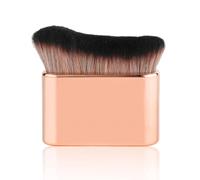 Professional Foundation Makeup Brush, Liquid Cream Applicator for Face, Neck, Body, Self Tanning, Beauty Cosmetic Tool (rose gold)