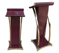 Professional Free-Standing Acrylic Podium Stand for Lectures, Church, School & Office - Portable Floor Lectern for Conferences & Events