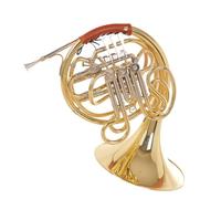 Professional French Horn 4-key Double Row French Horn B Flat/F Integrated French Horn With Phosphor Bronze Mouthpiece
