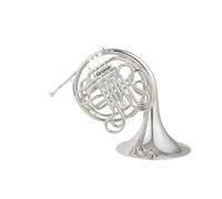 Professional French Horn Bach French Horn Integral Double 4 Keys F Bb Silver With Accessories
