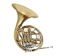 Professional French Horn Brass Lacquer Gold One-piece French Horn Instrument B Flat To F Key Performance Horn With Case