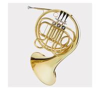 Professional French Horn Brass Lacquered Gold Body French Horn In F With 3 Keys Single Row Western Wind Instrument
