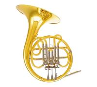 Professional French Horn French Horn In B Flat Major White Brass Diaphragm For Band Use