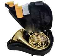 Professional French Horn Lacquered Gold B Flat Major Band Playing Adult Professional Four Key Double Row French Horn