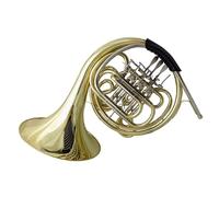 Professional French Horn One-piece F/Bb Tone French Horn Yellow Brass Body Double Row French Horn With Case Mouthpiece