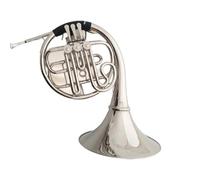 Professional French Horn Three Key French Horn Nickel Silver Alloy Single Row B Flat Major Band Beginner Grade Exam