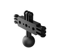 Professional Full Rotations Aluminum Metal Mounting Live Bracket Ball Joint 1/4in Hole for Cameras Gear Camera Mount