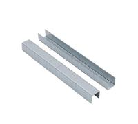 Professional G 14mm Sharpened Upholstery Staples, 11.3mm Crown Width, 1000-Pack, Silver