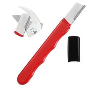 Professional Garden Tool & Pocket Multi Tool Sharpener - Portable Blade Sharpening Kit for Garden Shears, Loppers, Pruners, Scissors, Secateurs - Durable Tungsten Steel (Red)