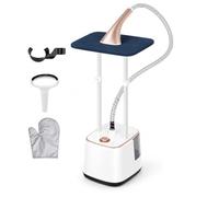 Professional Garment Steamer Double Rod | No ironing board needed-compact footprint saves space.