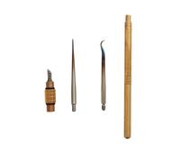 Professional Gear Accessories Tying Pin Multifunctional Lure Making Set Practical Metal Fly Tying Bodkin Fishing Gear Maintenance Tool