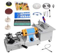 Professional Gemstone Cutting Grinder Polisher Kit for Lapidary, Woodworking, Engraving, and Drilling - Complete Tool Set for Precision Crafting