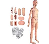 Professional Geriatric Training Mannequin for Skills Patient Care with Interchangeable Genitalia and Escara Modules