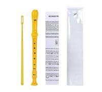 Professional German Style 8-Hole C Key Soprano Recorder for Kids & Beginners - Includes Cleaning Rod & Carry Bag, Ideal for Students & School Band