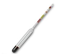 Professional Glass Hydrometer, Triple Scale Measuring Tool for Wine, Beer and Spirit Making, Laboratory Grade Specific Gravity Testing Instrument