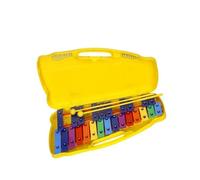 Professional Glockenspiel 25 Notes Colorful Chromatic Xylophone With Metal Keys Musical Instruments