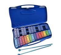 Professional Glockenspiel 25 Notes Glockenspiel Xylophone Hand Knock Xylophone Percussion Rhythm Musical Teaching Instrument Blue