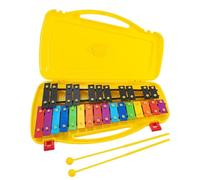 Professional Glockenspiel And Two Mallets With 27 Note Xylophone For Beginners Musical Instrument (Color : Colorful)